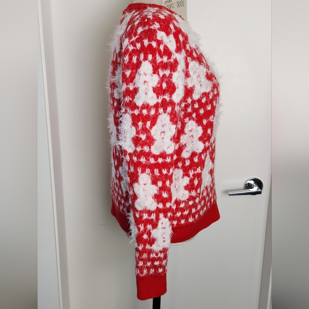 Eyelash Knit Gingerbread Christmas Sweater - Picture 3 of 9